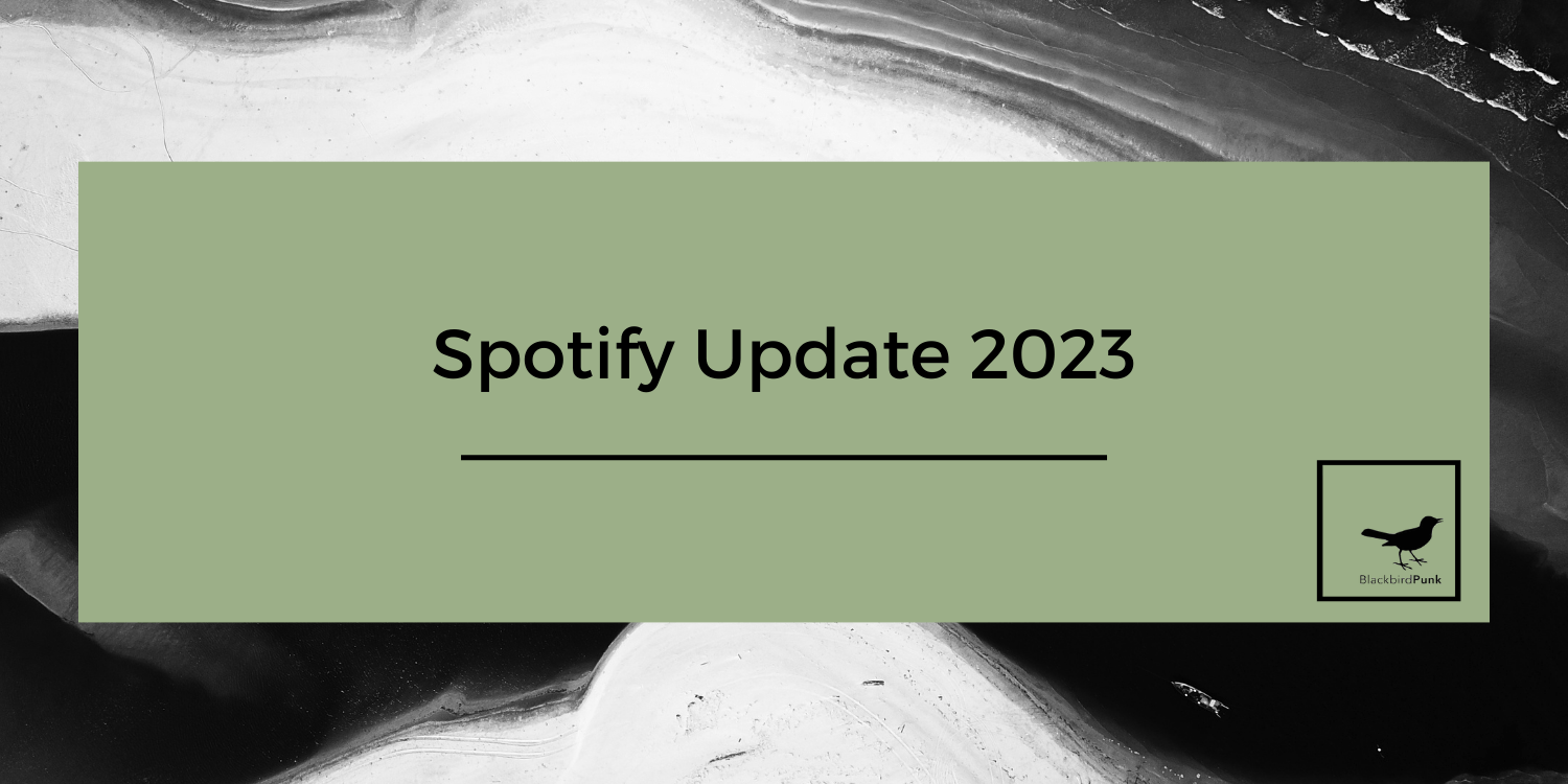 Spotify Update 2023 BlackbirdPunk